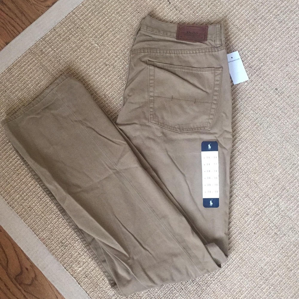 Ralph Lauren Men’s Khaki Jeans. Size 34/34.